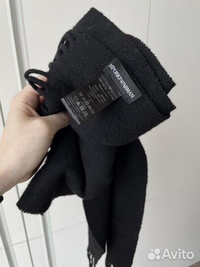 Шерстяной шарф armani оригинал