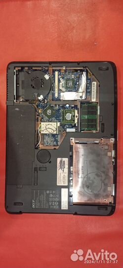 Ноутбук acer aspire 7520G на запчасти