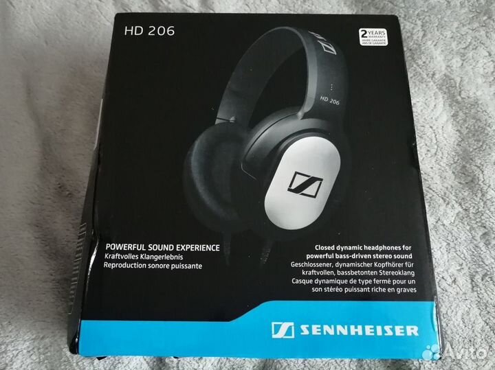 Наушники sennheiser hd 206
