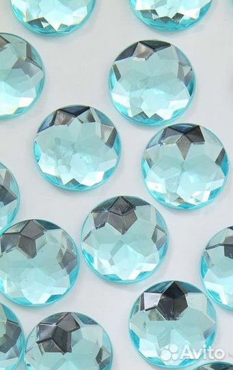 Стразовые серединки 14 мм