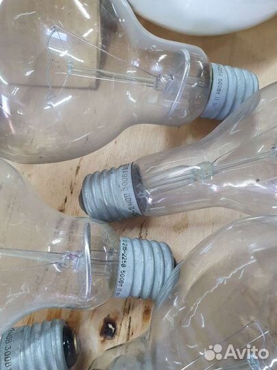 Лампы накаливания СССР 40,60,90,300,500ватт