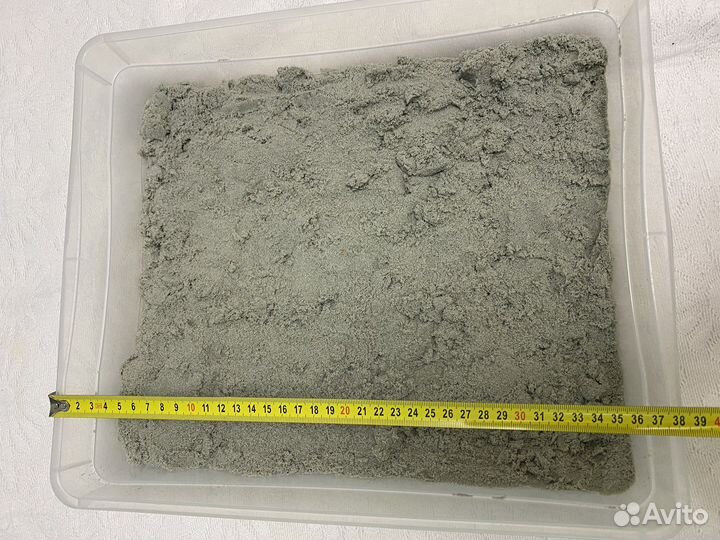 Кинетический песок качественный с песочницей