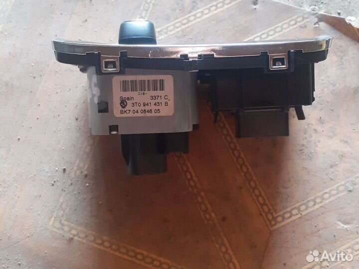 Шкода суперб 2 переключатель света