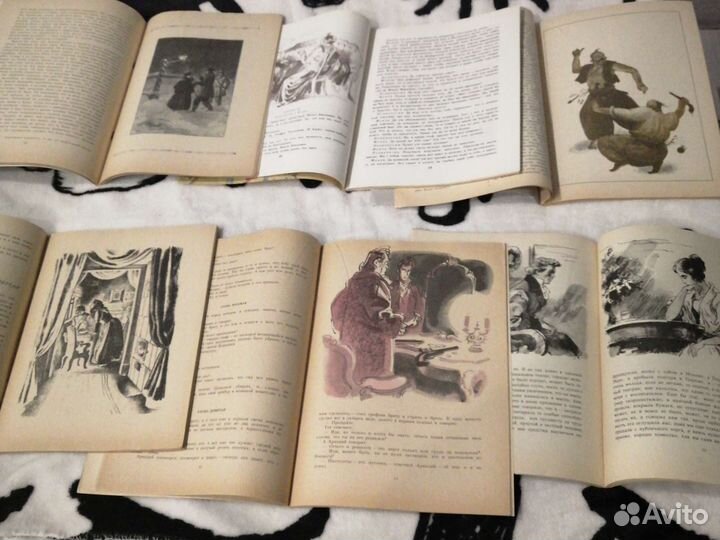 Мини-книжки 70-80гг Гоголь, Тургенев, Лесков и др