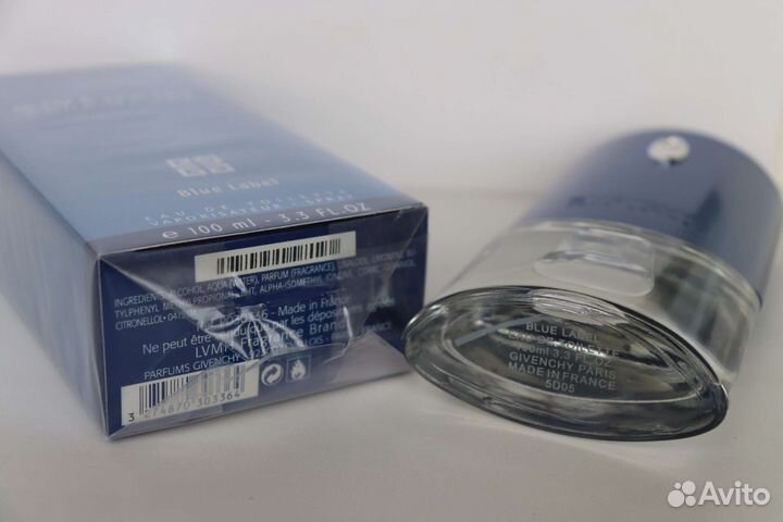 Мужские духи Живанши синие 100мл