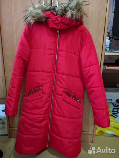 Пальто женское зимнее на синтепоне