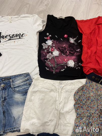 Летние вещи на девочку-подростка XS, S