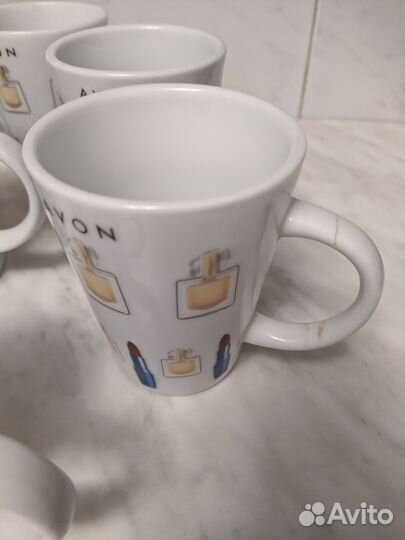 Посуда Avon (чайный сервиз, чайные ложки)
