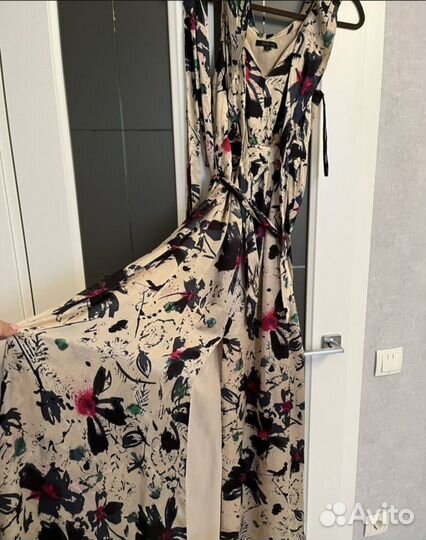 Платье макси натуральный шелк