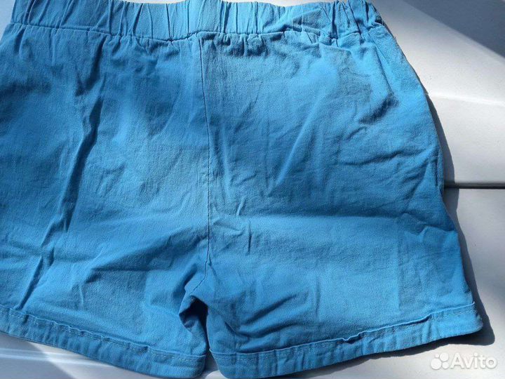 Шорты женские голубые