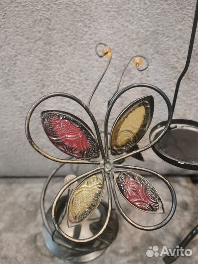 Подсвечник 2 шт металл