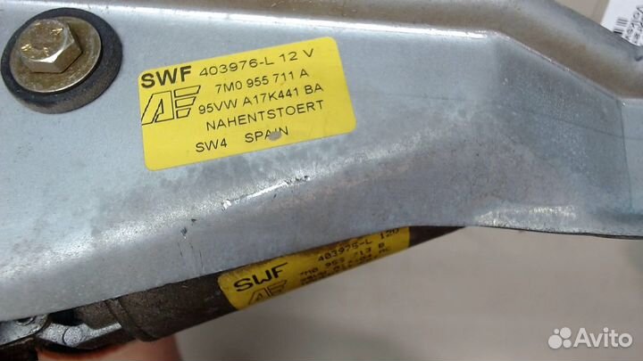 Двигатель стеклоочистителя задний Volkswagen Shara