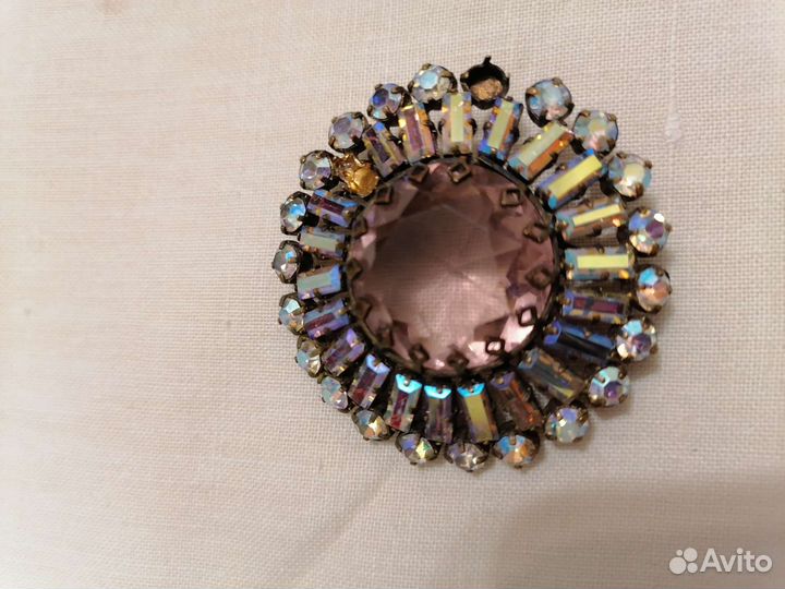 Брошь винтаж СССР яблонекс