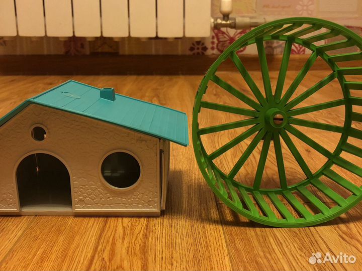 Колеса и домики для грызунов