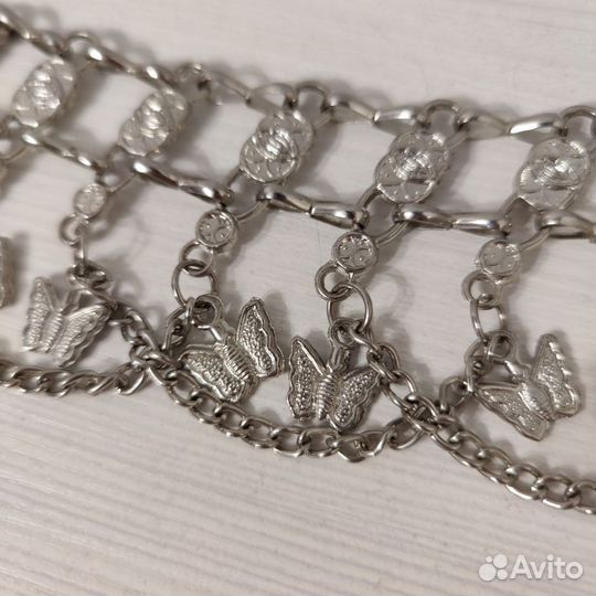 Металлические винтажные ремни на цепочке