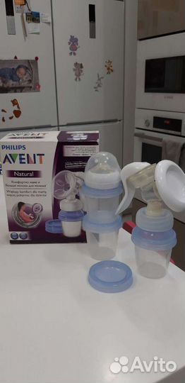 Молокоотсос avent ручной+ниблера 2+пеленки+пустышк