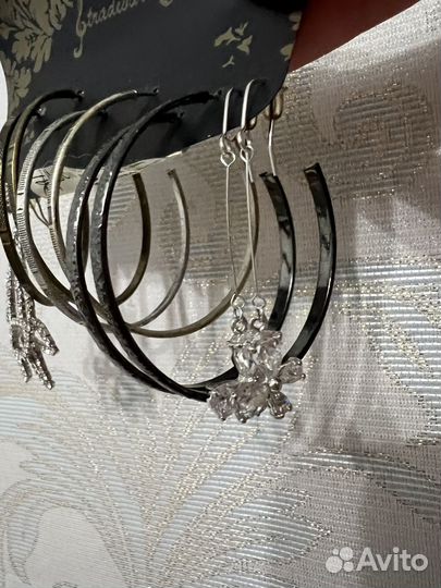 Серьги stradivarius набор