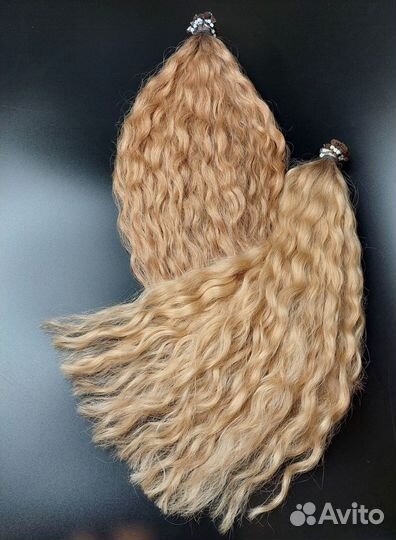 Волосы для наращивания Exclusive +, кудри, опт