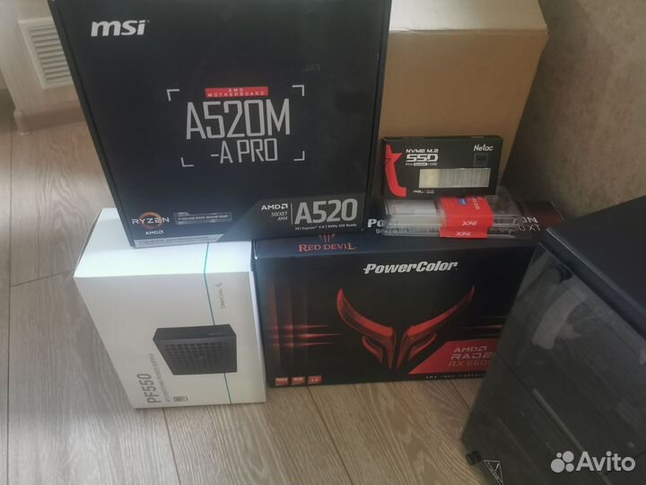 Игровой пк AMD 5500/RX6600XT (Новый)