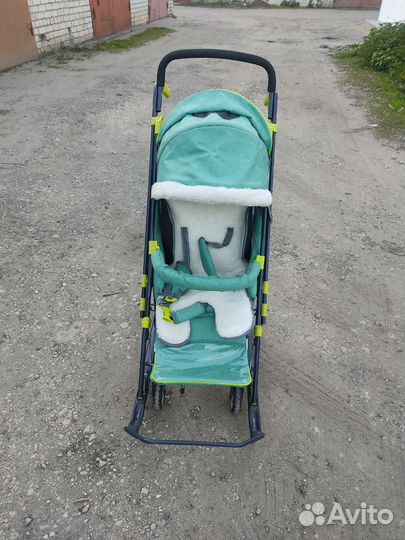 Детские санки коляска ника