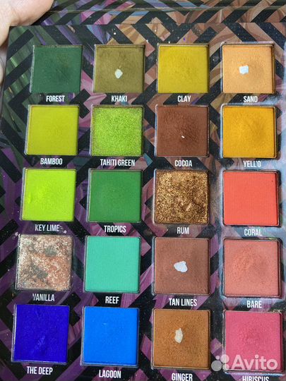 Палетка теней Carnival 3 Love Tahiti