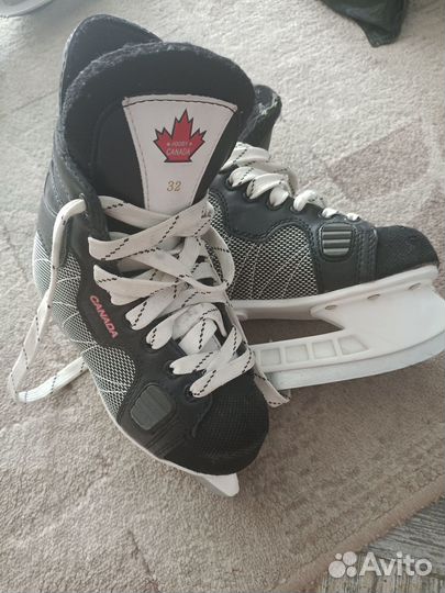 Коньки хоккейные детские