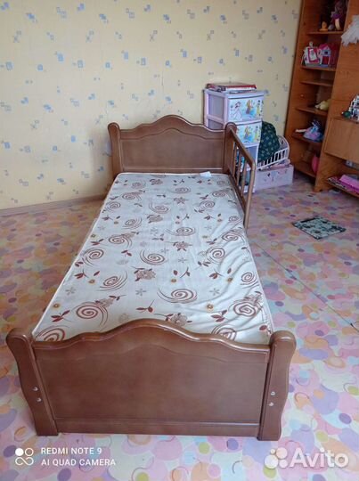 Детская кровать с матрасом ортопедическим