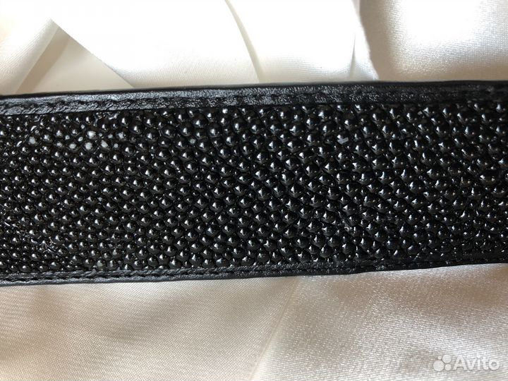 Ремень мужской из кожи ската