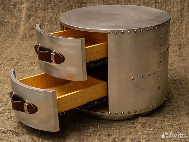 Круглая прикроватная тумба