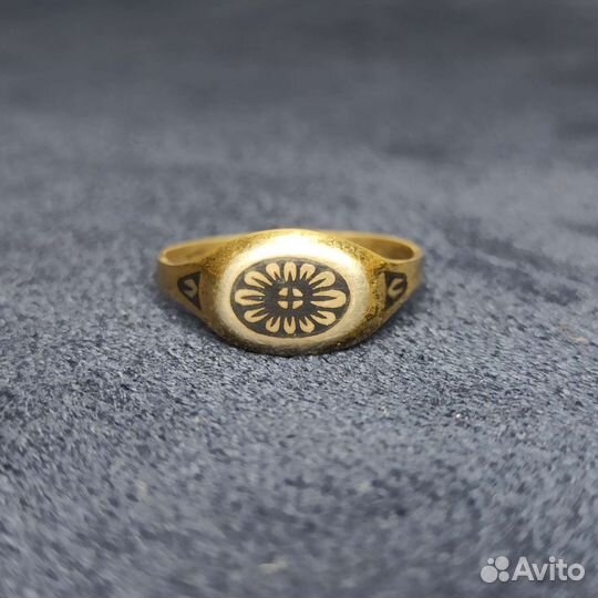 Серебряное Кольцо Серебро 925 Проба Клеймо Ретро