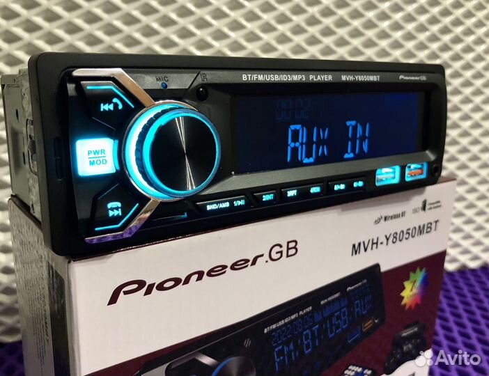 Магнитола Pioneer с блютусом