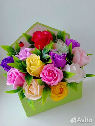 Мыльные букеты