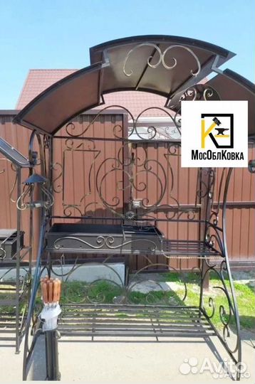 Мангал с крышей купить