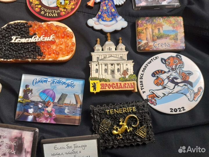 Магниты на холодильник пакетом