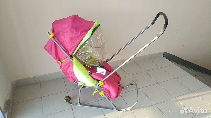 Детские санки с колесами