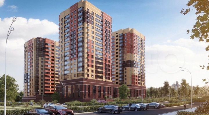 2-к. квартира, 61,8 м², 8/15 эт.