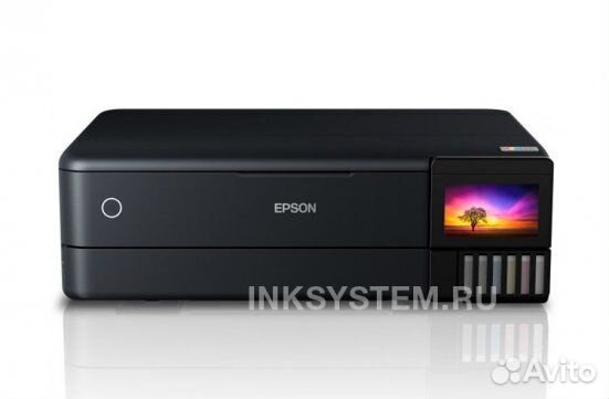 Мфу Epson L8180 с оригинальной снпч и чернилами