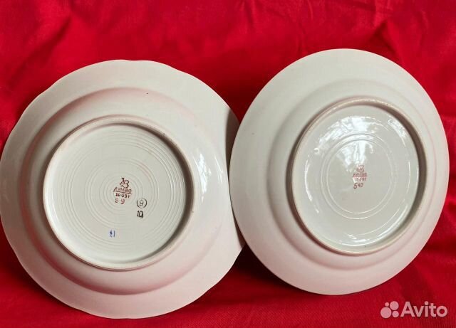 Тарелки Дулёво СССР 2 шт