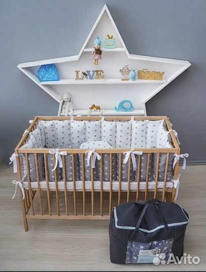 Бортики в кроватку