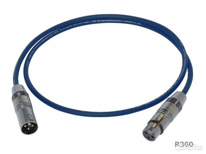 Кабель daxx R360 XLR - XLR 1м