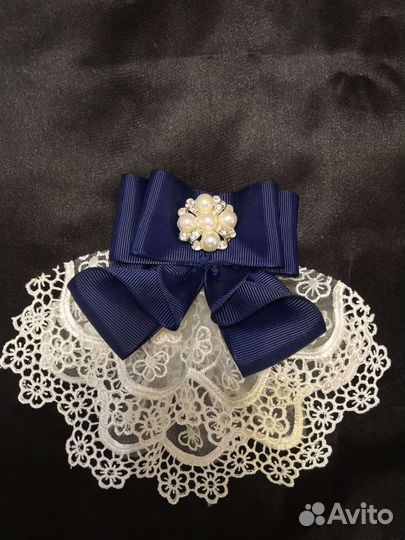 Брошь жабо для девочки