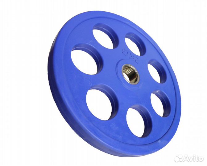 Диск для штанги, блин для грифа, диски 5кг