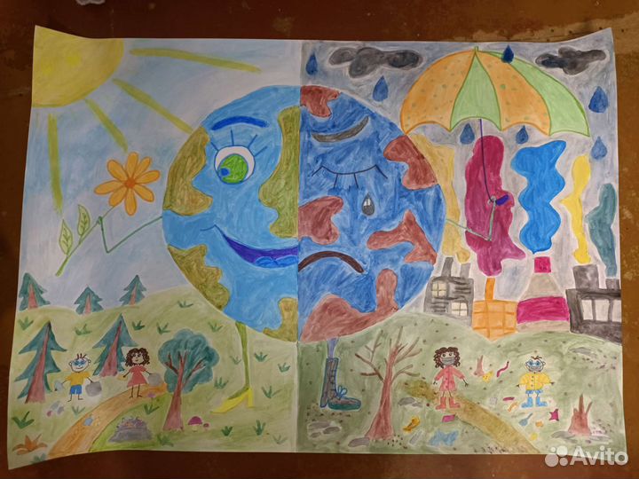 Детские рисунки в сад / школу