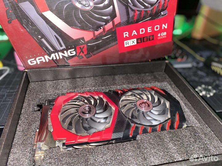 Видеокарта MSI Radeon RX 480 gaming X 4GB