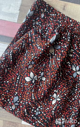 Юбка винтаж шелк крепдешин