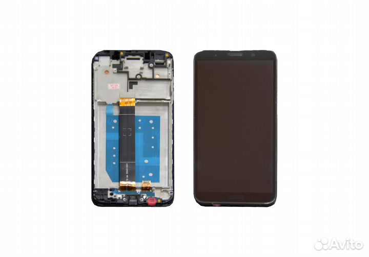 Дисплей для Huawei Honor 7A, Y5 2018 черный+рамка