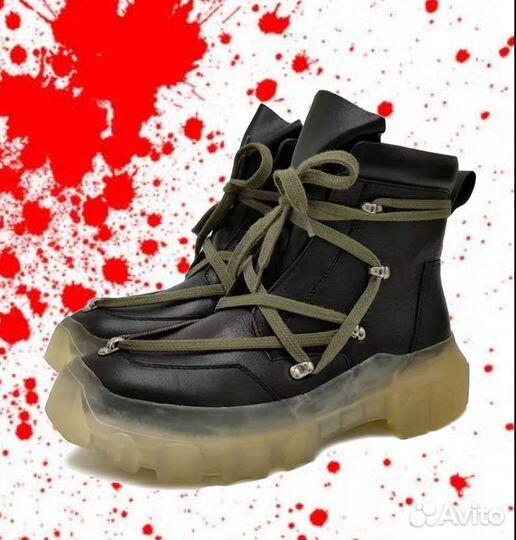 Rick Owens Pentagram Boots