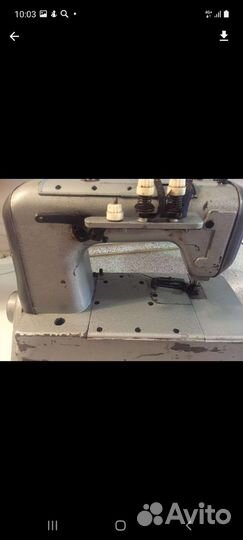 Двухигольная швейная машина