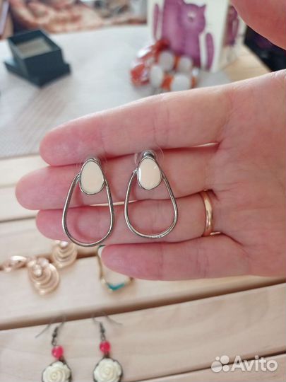 Серьги, бижутерия пакетом