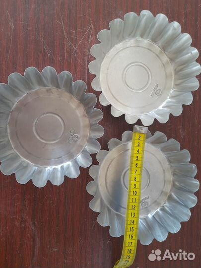 Форма для выпечки кексов СССР цена за 3 шт